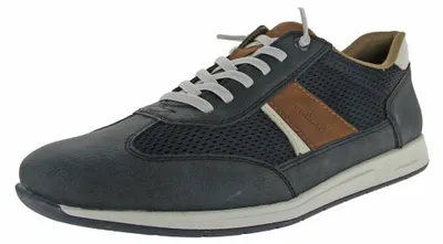 Produktbild von Rieker Herren-Slipper Blau-Braun-Beige, Farbe:blau, EU Größe:41