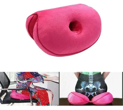 Produktbild von Sitzkissen „Lift Hips Up“, orthopädisches Stützkissen aus Memory-Schaum zur Linderung von Ischias-, Steißbein- und Hüftschmerzen sowie zur Druckentlastung des Rückens