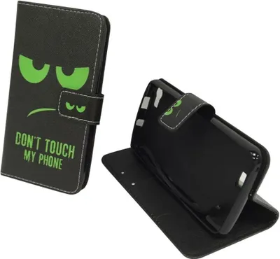 Produktbild von Handyhülle Tasche für Handy Wiko Lenny Dont Touch My Phone Grün