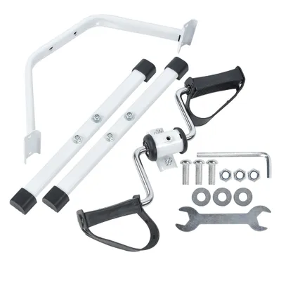 Immagine prodotto di Fitness bike, esercizi per la parte superiore e inferiore del corpo, pedali, allenatori per le gambe, allenamento per la riabilitazione, biciclette multifunzionali