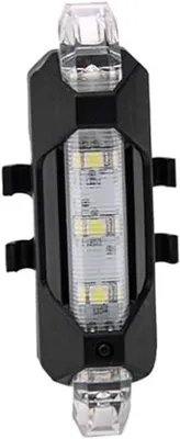 Image de Feu arrière rechargeable pour VTT, 3 modes d'éclairage, phare de sécurité, étanche, compatible avec tous les vélos