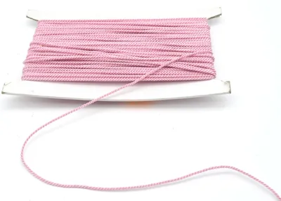 Produktbild von 3 m Kordel gedreht 2 mm rosa