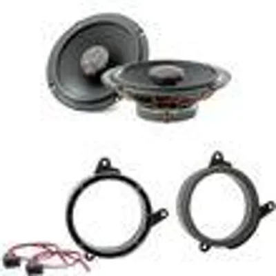 Produktbild von Focal ICU165 Koax Lautsprecher Einbauset für Mercedes E Klasse W210 2 Wege vorne