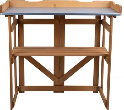 Produktbild von Pflanztisch, klappbar, Kiefernholz, braun, H 94cm