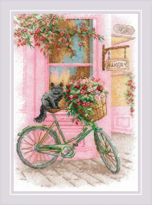 Zdjęcie produktu dla Zestaw do haftu krzyżykowego Riolis "Kwiatowa podróż", wzór do liczenia, 21x30cm