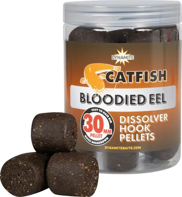 Produktbild von Dynamite Bloodied Eel Hook Pellets (Dissolver Pellets)