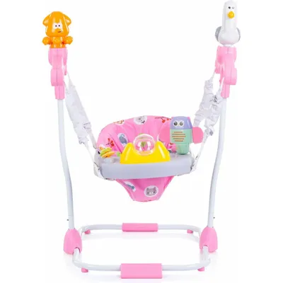 Produktbild von CHIPOLINO Babyschaukel mit Spielcenter Macarena rosa