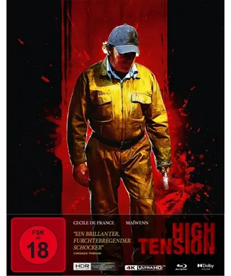 Produktbild von PLAION High Tension (Limitiertes Steelbook, 4K-UHD+2 Blu-rays), Film, Blu-ray, Deutsch, Französisch, 91 min, Haute Tension, Horror