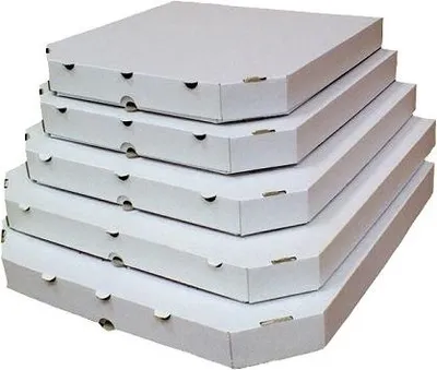 Zdjęcie produktu dla Pudełka kartonowe na pizzę 370x370x40mm Białe