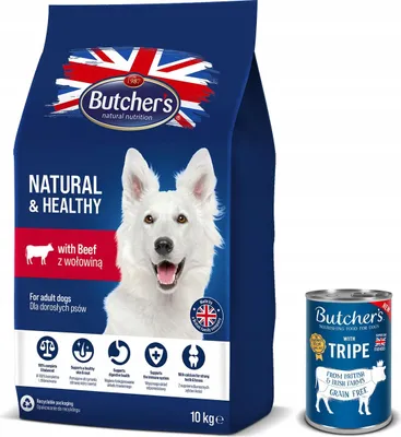 Produktbild von BUTCHER'S Natural&Healthy with beef - Trockenfutter für Hunde - 10 kg