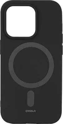 Produktbild von ONSALA Backcover Silikon MagSeries iPhone 14 Pro 6,1" Schwarz