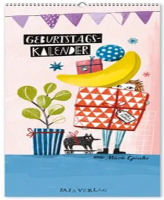 Produktbild von Kalender für Geburtstage, immerwährend, mit Illustrationen von Marie Geissler