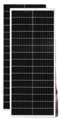 Zdjęcie produktu dla Panel słoneczny, krzem monokrystaliczny, wodoodporna konstrukcja, 300 W (2 sztuki po 150 W)