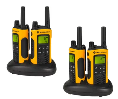 Produktbild von Motorola TLKR T80 Extreme Quadpack, 8 Kanäle, 0.0125 MHz, 10000 m, LCD, AAA, Nickel-Metallhydrid (NiMH)
