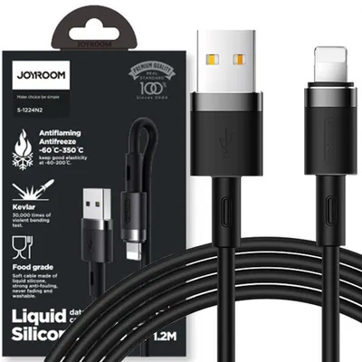 Zdjęcie produktu dla Joyroom Kabel Usb - Lightning 2,4A 1,2 M (S-1224N2 Black)