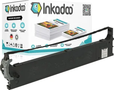 Produktbild von Inkadoo Farbband  für OKI 43821103 / 5100, Schwarz