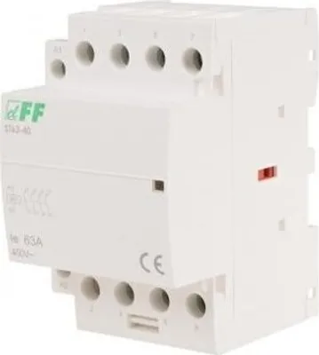 Zdjęcie produktu dla Stycznik modułowy 63A 4×NO 230V AC ST63-40 F&F