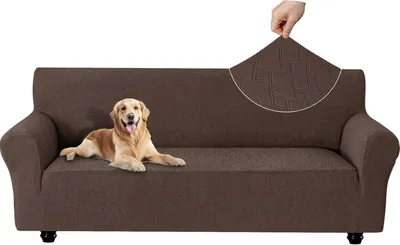 Immagine prodotto di Copridivano a 3 posti - Copridivano con braccioli - Copridivano resistente ai graffi, ideale per animali domestici - Copridivano antimacchia per soggiorno