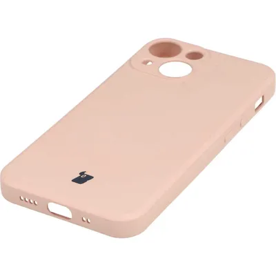 Produktbild von Etui Bizon Case Silicone do iPhone 13 Mini, jasnoróżowe
