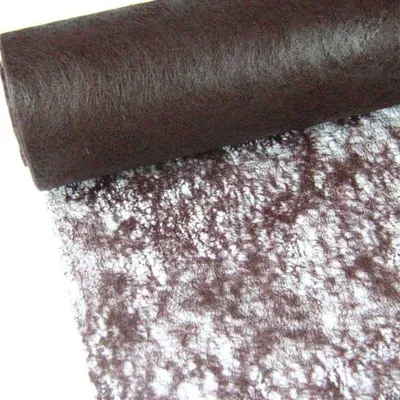 Produktbild von 10m Vlies Tischband 48cm Tischläufer Hochzeit Party Taufe Tischdeko Stoff, Farbe:schokobraun