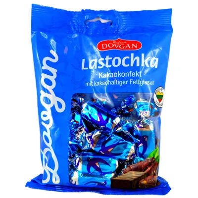 Produktbild von DOVGAN Lastochka Kakaokonfekt 205g