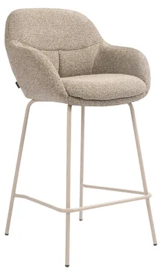 Produktbild von Kick Collection Barhocker Nolan - Taupe - Textur Stoff - Erhältlich in vielen Farben