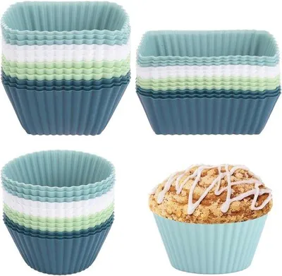 Produktbild von Famanu Muffinförmchen 36 Stück - Silikon