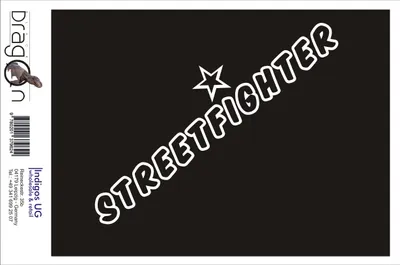 Produktbild von Aufkleber / Autoaufkleber - JDM / Die cut / Auto / OEM - Streetfighter - 210x50 mm weiß - Heckscheibe / Heckscheibenaufkleber