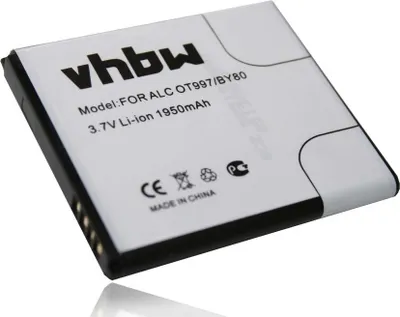 Zdjęcie produktu dla vhbw 1x zamiennik baterii do telefonu komórkowego Alcatel TLiB5AF do smartfona (1950 mAh, 3,7 V, Li-Ion)