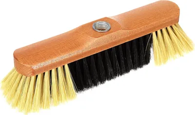 Image de Nölle Balai d'intérieur 28 cm, avec corps en bois et manche fileté 220352 (Balai d'intérieur)