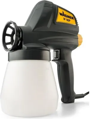 Produktbild von Farbspritzpistole, WAGNER W180P, Airless, Hochdruck, Feine Zerstäubung, Durchflussregelung