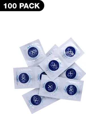 A pile of individually wrapped condoms.