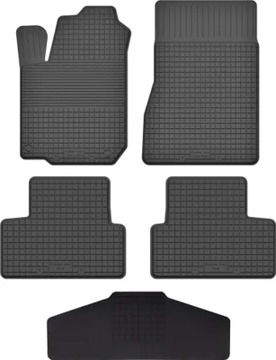 Produktbild von Gummi Fußmatten Set Für: Mercedes Cla C117 (2013-2019) Gummimatten Schwarz