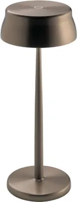 Produktbild von Zafferano Sister Light Wi-Fi Smart LED-Tischlampe, Kupfer, wiederaufladbar und dimmbar - 2200-2700-3000-4000 K, 3,2 W, Höhe 33 cm