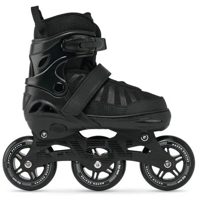 Produktbild von Inlineskates Inliner Raven Oxen Big Wheels Black 34-37 verstellbar