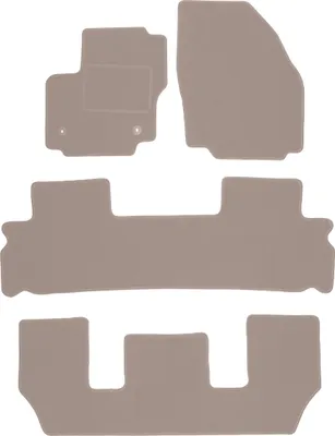 Produktbild von Velours-Autoteppiche für: Ford Galaxy Mk2  Fl 7-Sitzer (2012-2015) Beige