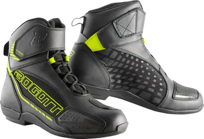 Zdjęcie produktu dla Buty motocyklowe Bogotto GPX, czarny/niebiesko-żółty, 37