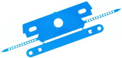 Produktbild von Abhefter + Deckschiene VE=100 Stück blau