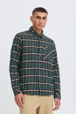 Image de !SOLID SDSTEVE Chemise pour homme à manches longues, chemise décontractée, 100 % coton, coupe classique