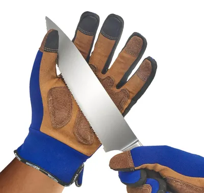 Immagine prodotto di Guanti da lavoro resistenti al taglio, realizzati in pelle di sicurezza