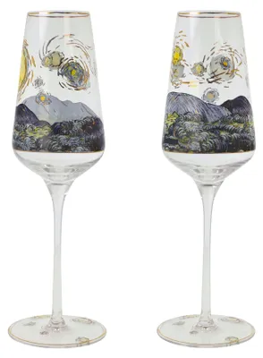Produktbild von Goebel Vincent Van Gogh -Sternennacht Sektglas