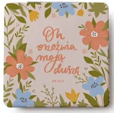 Zdjęcie produktu dla Lusterko kieszonkowe - On orzeźwia moją duszę - Szaron
