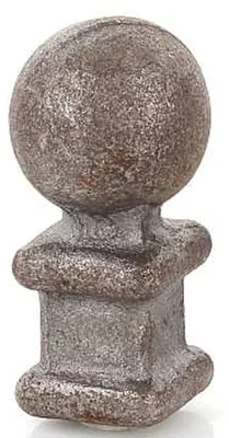 Produktbild von LogistSystem 1 Stück Zierspitze Metall 60x30mm (HxB) / 24x24 Zaundekoration 40.097.30