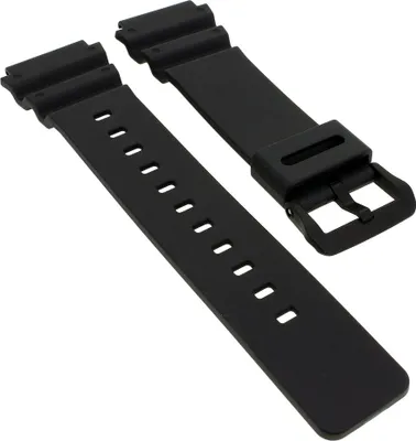 Produktbild von Casio Ersatzband | Uhrarmband Resin schwarz für Collection MRW-400H