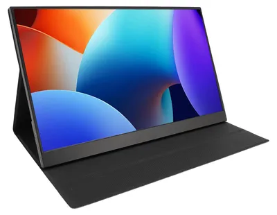 Obrázek produktu pro Přenosný monitor 15,6 palce, rozlišení 1920 × 1080 px, poměr stran 16:9, rozšíření obrazovky notebooku pro hraní her