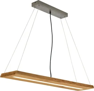 Produktbild von Trio Led Pendelleuchte Brad Holzfarbig Hängeleuchte Deckenlampe Deckenleuchte26