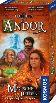 Produktbild von Die Legenden von Andor - Magische Helden (Ergänzung für 5-6 Spieler)