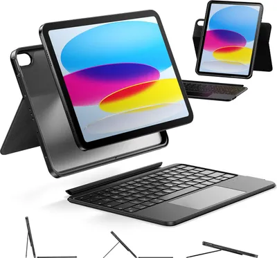 Produktbild von Etui mit Tastatur für iPad 11 A16 und iPad 10 10.9 HOU Mate-10 QWERTZ