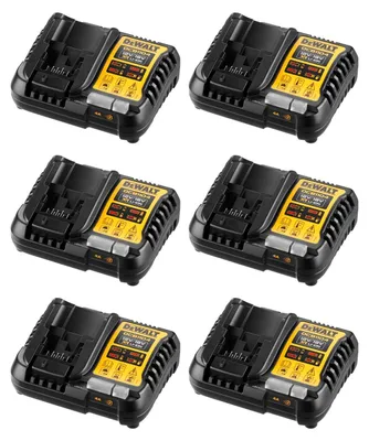 Image de Pack de 6 chargeurs DeWALT DCB1104-6 (DCB1104 - 12V 18V)