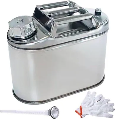 Produktbild von Famanu Kraftstoffkanister 5 Liter - Edelstahl - Für Camping und Outdoor Aktivitäten